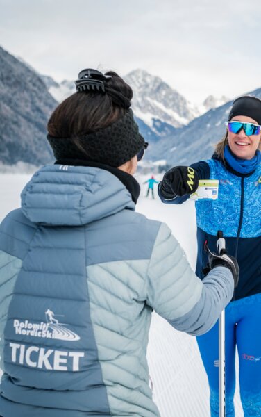 Cross country skier, Ticket control | © Wisthaler Harald