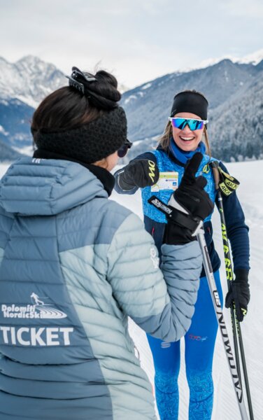 Sciatore di fondo, Controllo dei biglietti | © Wisthaler Harald