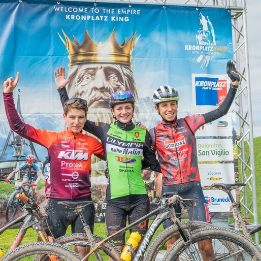 Drei Teilnehmer nach Rennabschluss. | © Gianvito Coco