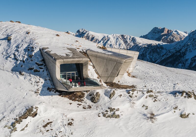 Die imposante Terrasse des MMM Corones. | © Harald Wisthaler